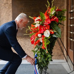 Pietní akt u příležitosti 57. výročí okupace Československa, Praha, 21.8.2025, foto: Tomáš Fongus