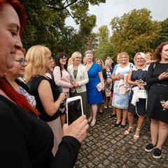 Manželka prezidenta republiky se setkala se sociálními pracovnicemi, Lány, 29.8.2025, foto: Tomáš Fongus