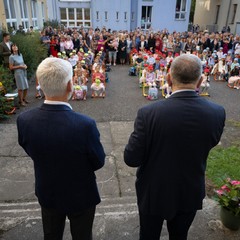 Zahájení školního roku, ZŠ Pečky, 1.9.2025, foto: Zuzana Bönisch