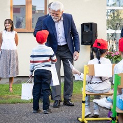 Zahájení školního roku, ZŠ Pečky, 1.9.2025, foto: Zuzana Bönisch