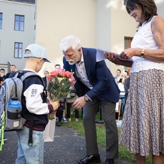 Zahájení školního roku, ZŠ Pečky, 1.9.2025, foto: Zuzana Bönisch