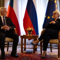 Bilaterální jednání s prezidentkou Slovinska N. Pirc Musar, Slovinsko, 1.9.2025, foto: Zuzana Bönisch