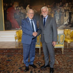Přijetí bývalého izraelského prezidenta Rivlina, Pražský hrad, 16.9.2025, foto: Zuzana Bönisch