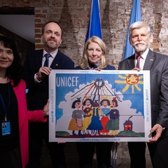 Zahájení výstavy UNICEF, New York, 23.9.2025, foto: Zuzana Bönisch