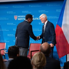 Přednáška na Harvardově univerzitě, 24.9.2025, foto: Zuzana Bönisch