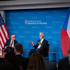 Přednáška na Harvardově univerzitě, 24.9.2025, foto: Zuzana Bönisch