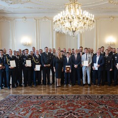 Předávání ocenění Zlatý záchranářský kříž, Pražský hrad, 30.9.2025, foto: Zuzana Bönisch