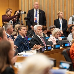 Jednání k prosazování míru na Ukrajině prostřednictvím návratu unesených dětí, OSN, New York, 23.9.2025 foto: KPR