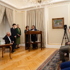 Prezident se zúčastnil otevření obálky s údajnými posledními slovy TGM