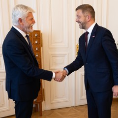 Jednání prezidenta republiky s předsedou hnutí STAN, Vítem Rakušanem, Pražský hrad, 5.10.2025, foto: Zuzana Bönisch