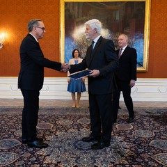 J.E. pan Håkan Jevrell, nový mimořádný a zplnomocněný velvyslanec Švédského království, 8.10.2025, foto: Zuzana Bönisch
