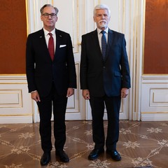 J.E. pan Håkan Jevrell, nový mimořádný a zplnomocněný velvyslanec Švédského království, 8.10.2025, foto: Zuzana Bönisch