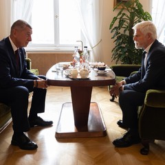 Přijetí Andreje Babiše, Pražský hrad, 9.10.2025, foto: Zuzana Bönisch