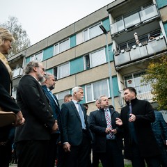 Návštěva Ústeckého kraje, sídliště Šluknov, 14.10.2025, foto: Zuzana Bönisch