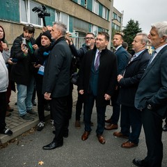 Návštěva sociálně vyloučené lokality, Šluknov, 14.10.2025, foto: Zuzana Bönisch 