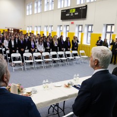 Debata se studenty Střední lesnické školy a Střední odborné školy, Šluknov, 14.10.2025, foto: Zuzana Bönisch