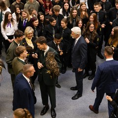 Debata se studenty Střední lesnické školy a Střední odborné školy, Šluknov, 14.10.2025, foto: Zuzana Bönisch