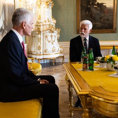 J.E. pan Nicholas Andrew Merrick, nový mimořádný a zplnomocněný velvyslanec USA, Pražský hrad, 23.10.2025, foto: Zuzana Bönisch