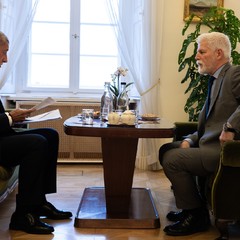 Přijetí předsedy ANO A. Babiše, Pražský hrad, 27.10.2025, foto: Zuzana Bönisch