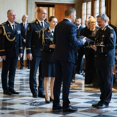Jmenování nových generálů, Míčovna Pražského hradu, 28.10.2025, foto: Zuzana Bönisch