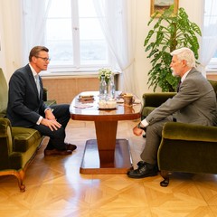 Přijetí ministra dopravy Martina Kupky, Pražský hrad, 16.10.2025, foto: Tomáš Fongus