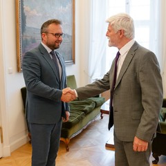 Přijetí ministra práce a sociálních věcí Mariana Jurečky, Pražský hrad, 16.10.2025, foto: Tomáš Fongus