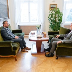 Přijetí ministra práce a sociálních věcí Mariana Jurečky, Pražský hrad, 16.10.2025, foto: Tomáš Fongus