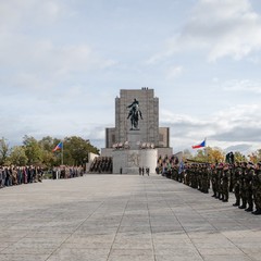 Pietní akt na Vítkově, Praha, 28.10.2025, foto: Tomáš Fongus