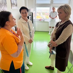 Návštěva Ústeckého kraje, Dětská psychiatrická nemocnice, Louny, 15.10.2025, foto: Zuzana Bönisch