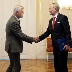 Přijetí demise vlády Petra Fialy, Pražský hrad, 6.11.2025, foto: Zuzana Bönisch