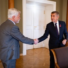 Setkání s předsedou hnutí ANO A. Babišem, Pražský hrad, 12.11.2025, foto: Zuzana Bönisch