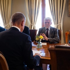 Setkání s předsedou hnutí ANO A. Babišem, Pražský hrad, 12.11.2025, foto: Zuzana Bönisch