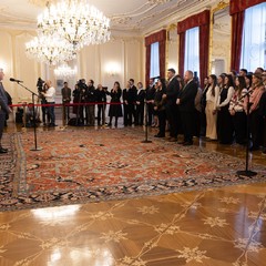 Přijetí dobrovolníků a organizátorů projektu Pobyty pro Ukrajinu, Pražský hrad, 12.11.2025, foto: Zuzana Bönisch