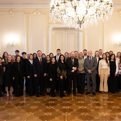 Přijetí dobrovolníků a organizátorů projektu Pobyty pro Ukrajinu, Pražský hrad, 12.11.2025, foto: Zuzana Bönisch