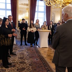 Přijetí dobrovolníků a organizátorů projektu Pobyty pro Ukrajinu, Pražský hrad, 12.11.2025, foto: Zuzana Bönisch