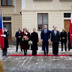 Oficiální návštěva prezidenta Polské republiky, Pražský hrad, 24.11.2025, foto: Zuzana Bönisch