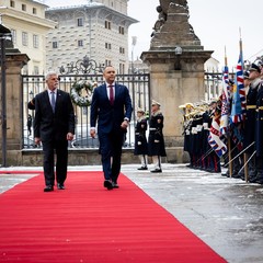 Oficiální návštěva prezidenta Polské republiky, Pražský hrad, 24.11.2025, foto: Zuzana Bönisch