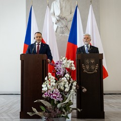 Oficiální návštěva prezidenta Polské republiky, Pražský hrad, 24.11.2025, foto: Zuzana Bönisch