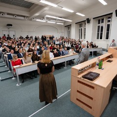 Debata se studenty, Masarykova univerzita, Brno, 18.11.2025
