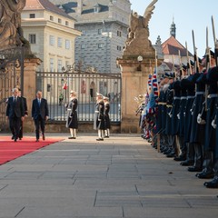 Oficiální návštěva prezidenta Albánské republiky, Pražský hrad, 19.11.2025, foto: Tomáš Fongus