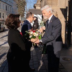 Oficiální návštěva prezidenta Albánie, Pražský hrad, 19.11.2025, foto: Tomáš Fongus