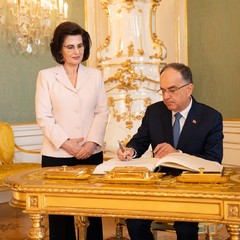 Oficiální návštěva prezidenta Albánie, Pražský hrad, 19.11.2025, foto: Tomáš Fongus