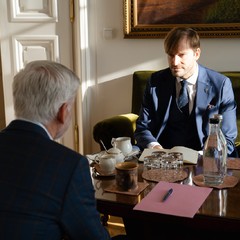 Přijetí Adama Vojtěcha, Pražský hrad, 28.11.2025, foto: Tomáš Fongus