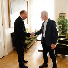 Přijetí Jeronýma Tejce, Pražský hrad, 28.11.2025, foto: Tomáš Fongus