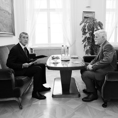 Přijetí předsedy hnutí ANO, Pražský hrad, 26.11.2025, foto: Tomáš Fongus