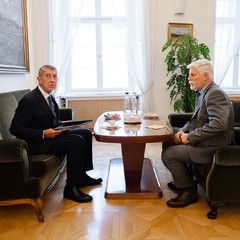 Přijetí předsedy hnutí ANO, Pražský hrad, 26.11.2025, foto: Tomáš Fongus