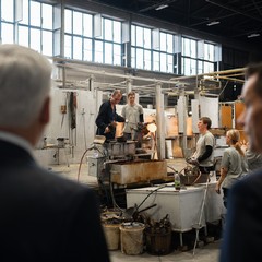 Prohlídka Návštěvnického centra Moser, Karlovy Vary, 10.11.2025, foto: Tomáš Fongus