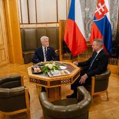 Setkání s prezidentem Slovenské republiky, Obecní dům, Praha, 4.11.2025, foto: Tomáš Fongus
