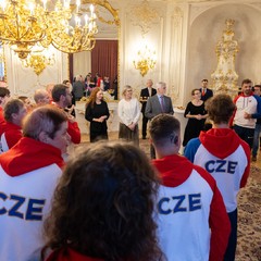 Přijetí zástupců Českého deaflympijského výboru, Pražský hrad, 1.12.2025, foto: Zuzana Bönisch