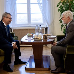 Přijetí Martina Šebestyána, kandidáta na post ministra zemědělství, Pražský hrad, 4.12.2025, foto: Zuzana Bönisch